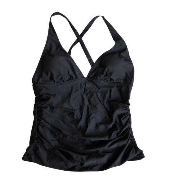 Beachsissi Tankini Top Black Size Large NWT - Picture 3 of 7